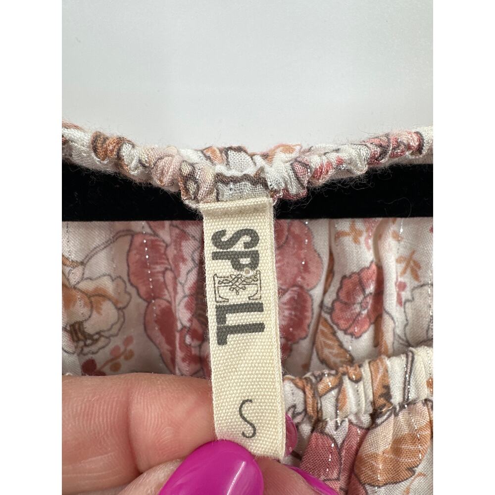 Spell & The Gypsy Collective Rosewater Zahara Off Shoulder Top Size Small - Picture 3 of 6